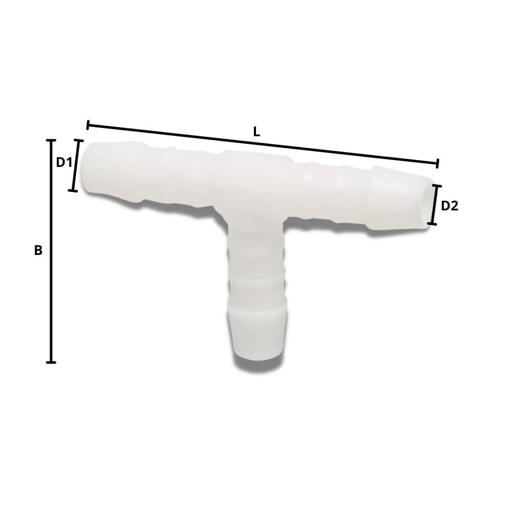 Schlauchverbinder Kunststoff T-Stück 4 mm