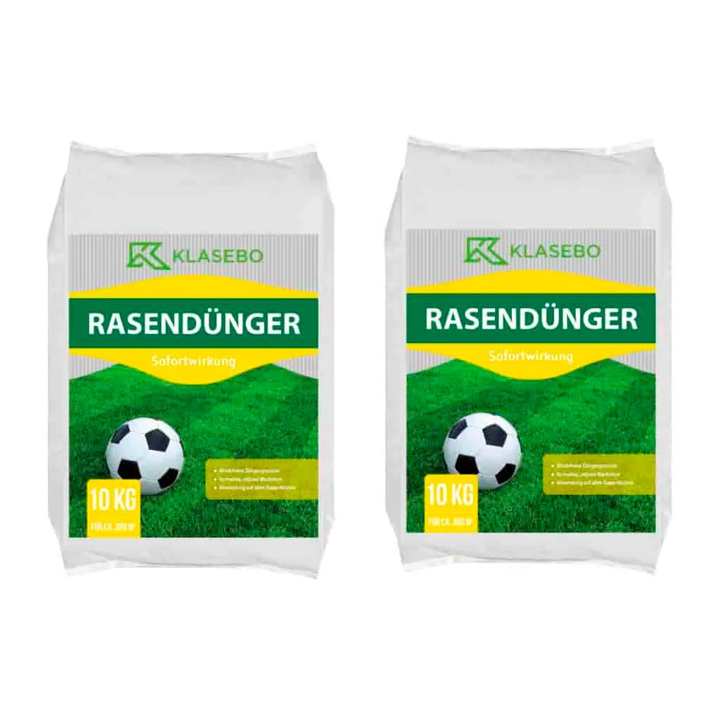 20kg Rasendünger Sofortwirkung KLASEBO 21+6+12 NPK 720m²