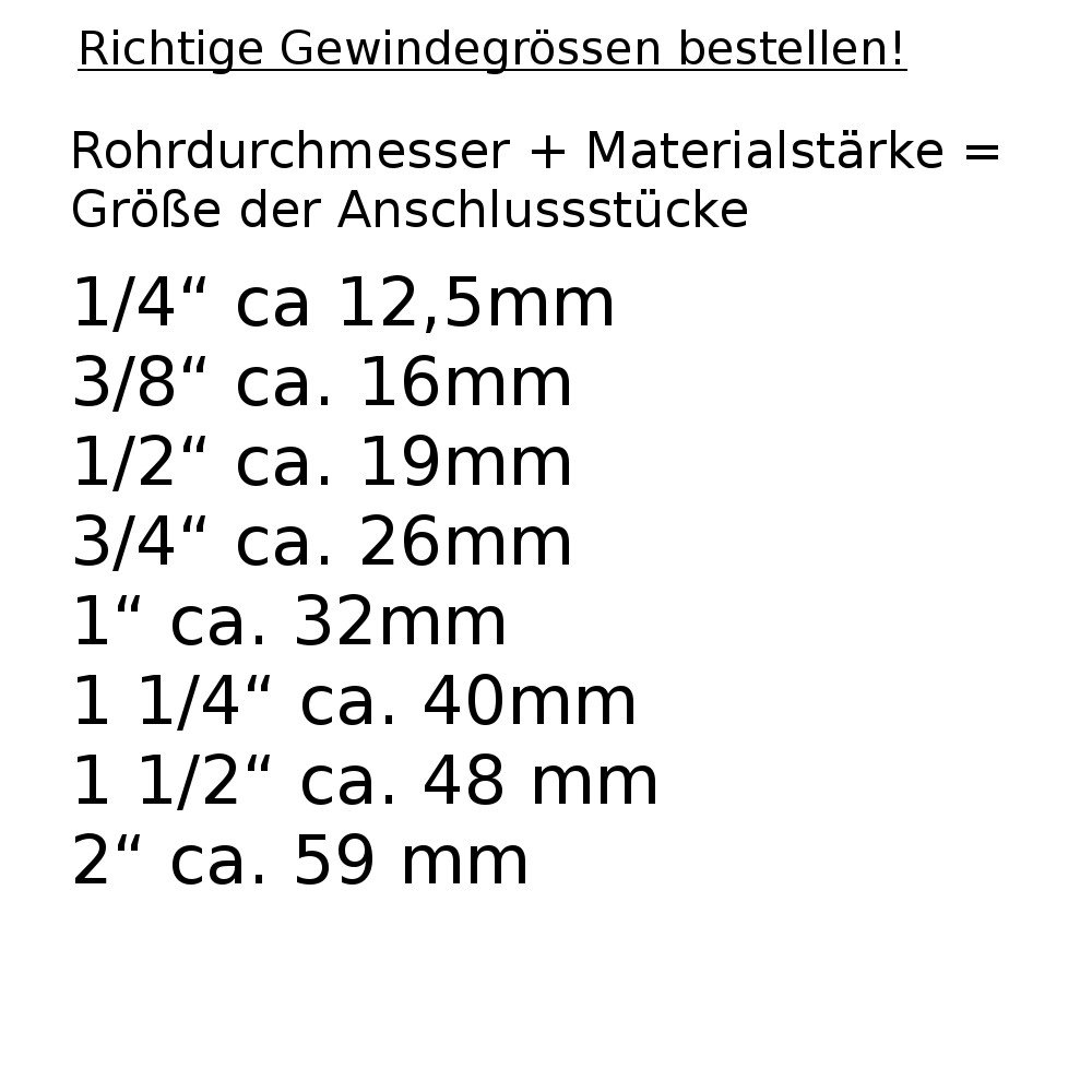 Pressfitting Rohr-Übergang auf Kupferrohr 16 x 2 - 15 mm vernickelt