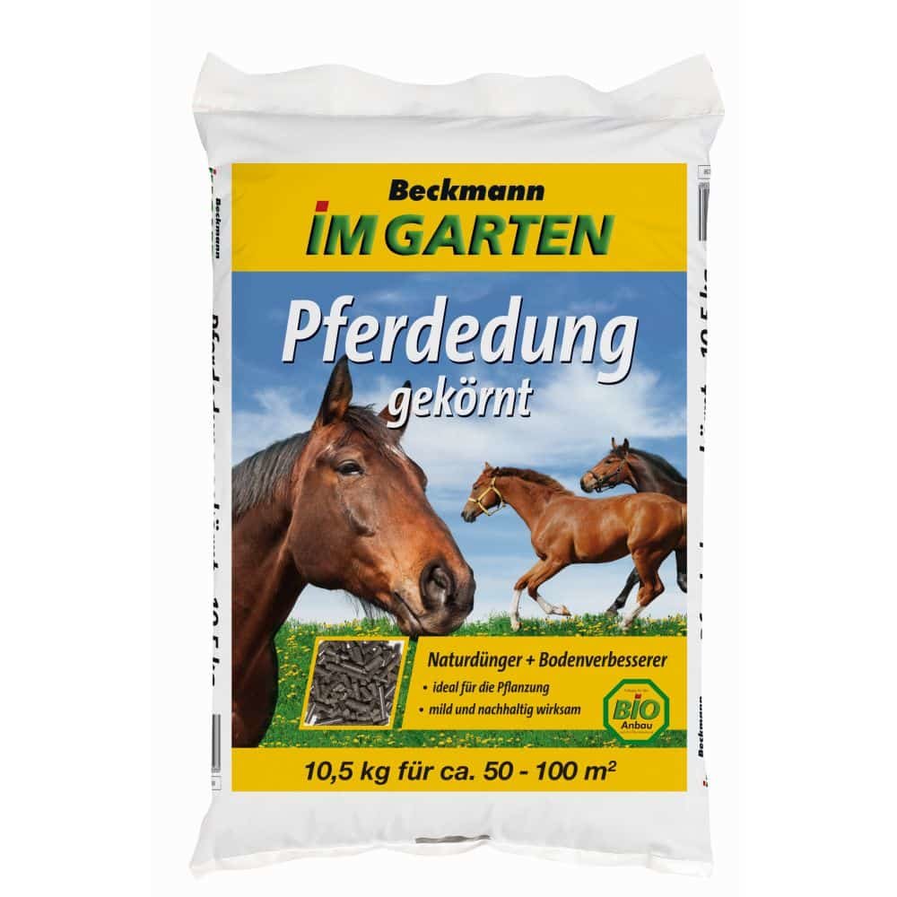 Pferdedung gekörnt 10,5kg für ca 50-100m² BIO Anbau geeignet