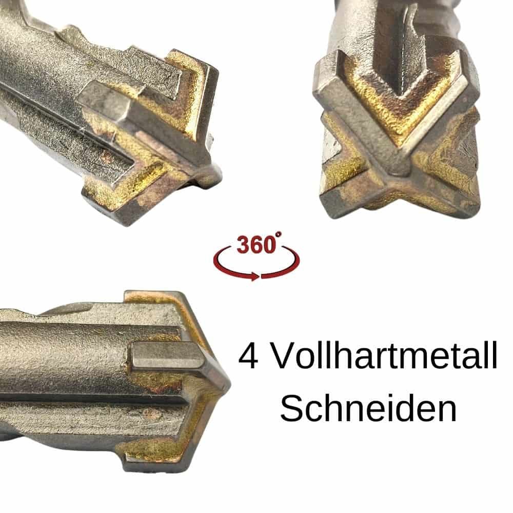 Hammerbohrer für SDS-PLUS 4-Schneider Ø 12,0mm x 210mm Länge