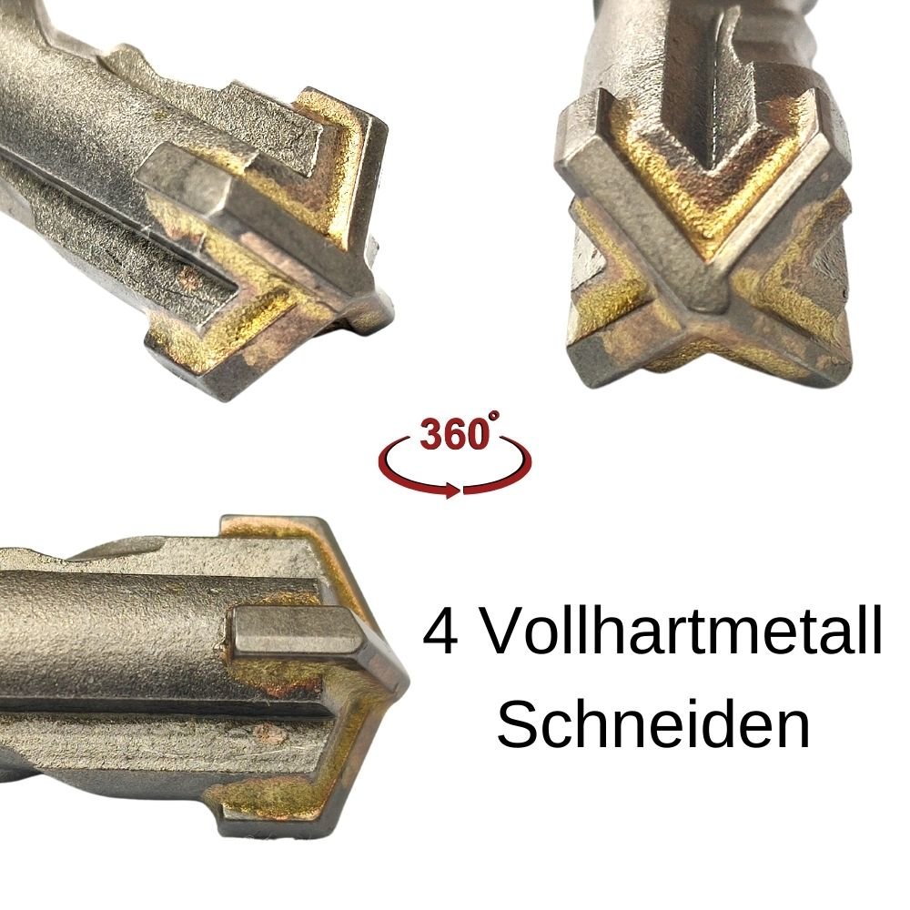 Hammerbohrer für SDS-PLUS 4-Schneider Ø 6,0mm x 260mm Länge