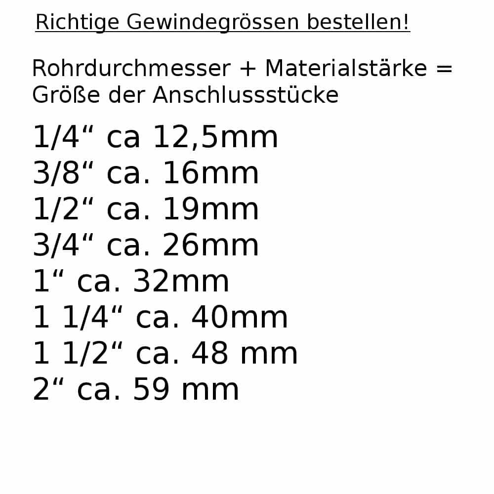 Pressfitting Übergangverschraubung 26 x 3 - 3/4" IG