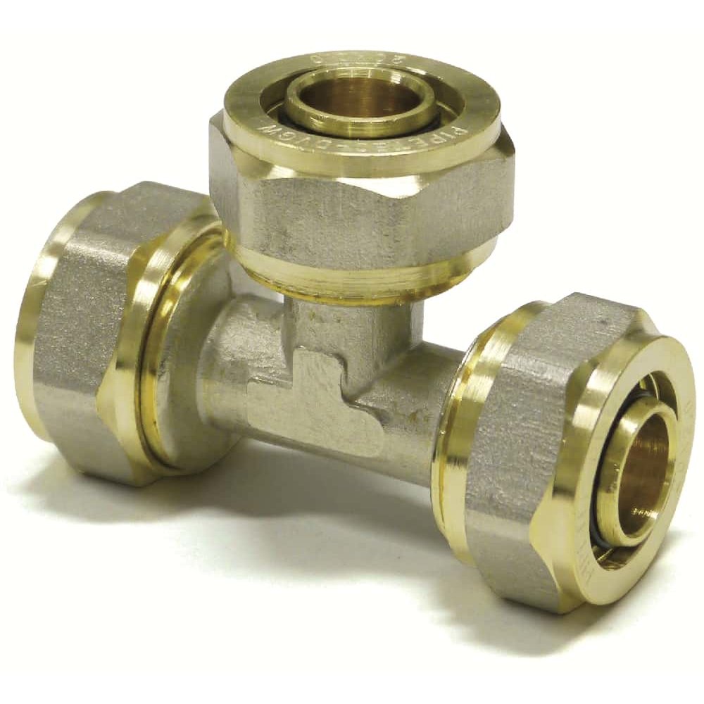 Schraubfitting T-Stück Mitte reduziert 32 x 3 - 16 x 2 - 32 x 3