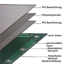 weiss 650 g/m² PVC 3 x 6m (18m²) Plane-0