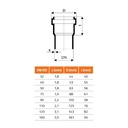 HTsafeDA Doppelabzweig DN/OD 110/50/50    67 Grad-1