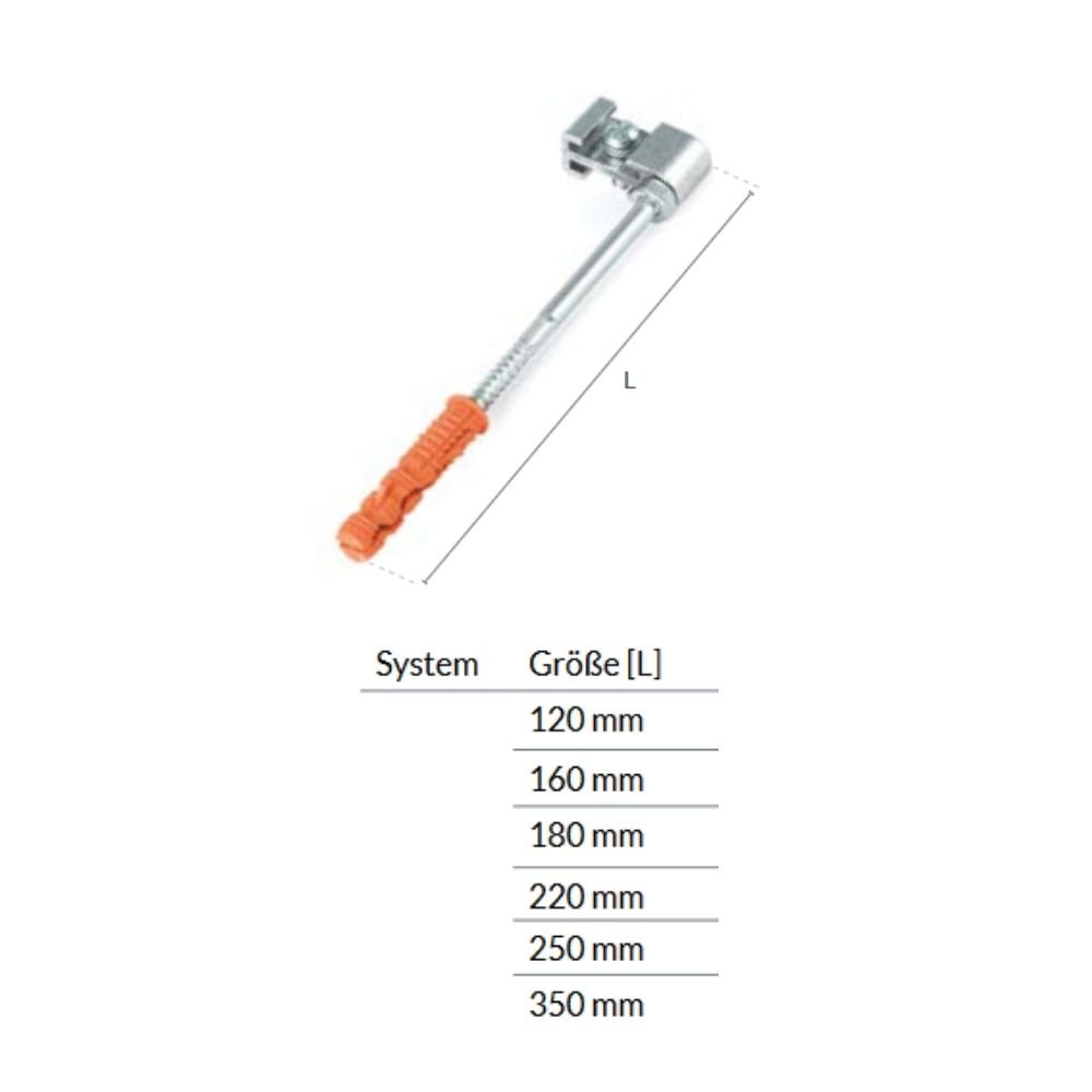 Haken für PVC-Bügel (Metall) 120mm-0