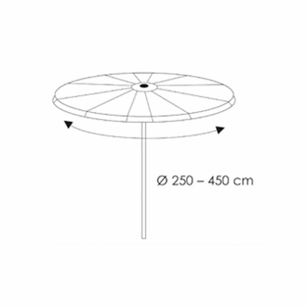 Schutzhülle Deluxe Partyschirm,ca.Ø250-450-0