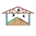 Strohvlies Schutzvliese 140g/m² 10,4m x 12,5m (130m²)-4