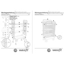 Paket-Vierwandwagen hoch mit 3 Böden Typ M + EasySTOP-0