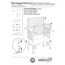 Drahtgitter Vierwandwagen 500 kg Typ M + EasySTOP-0