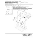 Werkzeugkiste für Stahlflaschenkarren fk-1300 / 1301-2