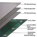 grün 650 g/m² PVC 4 x 5m (20m²) Plane-0