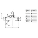 Eckventil 1/2" x 10 mm-0