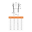 HTsafeMM Doppelmuffe DN/OD 50-1