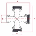 Kreuzverteiler 1"-3