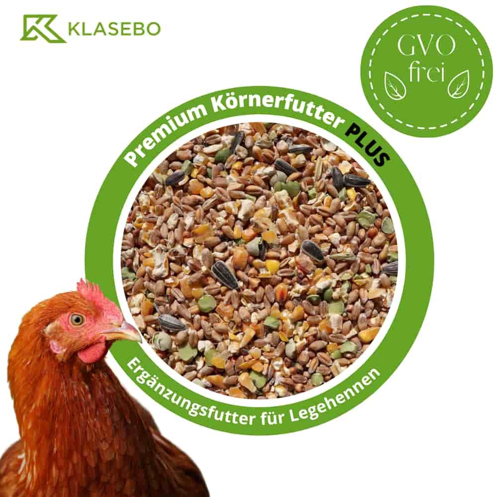 Hühnerfutter 25 kg Premium Körnerfutter PLUS Geflügelfutter für Hühner, Gänse, Enten