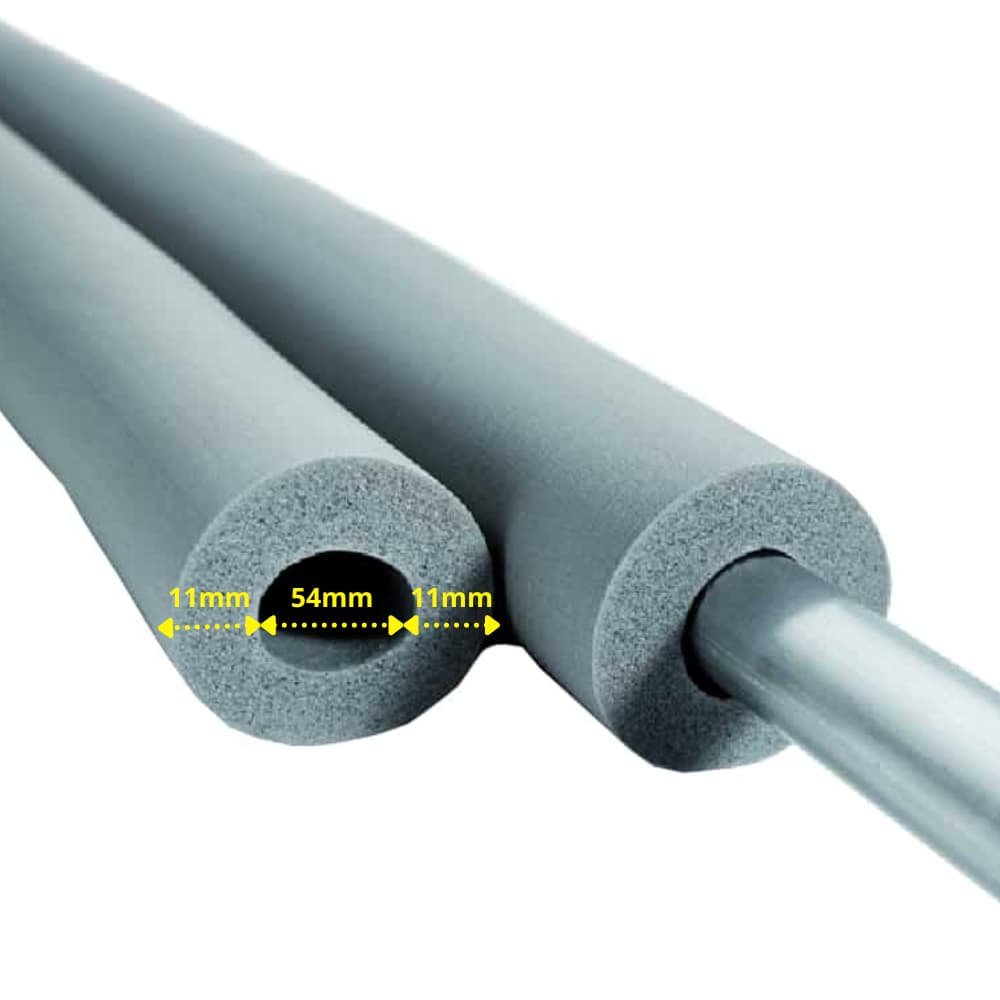 INSUL-TUBE® H PLUS Kautschuk 2m Rohrisolierung Ø 54 mm x 10 mm Dämmung