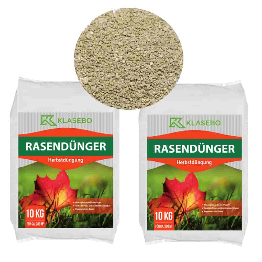 20kg Rasendünger Herbstdüngung KLASEBO 6+5+12 NPK