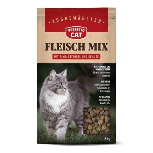 [BONI-42678-2] Katzenfutter Perfecto Cat Classic Fleisch-Mix 2kg