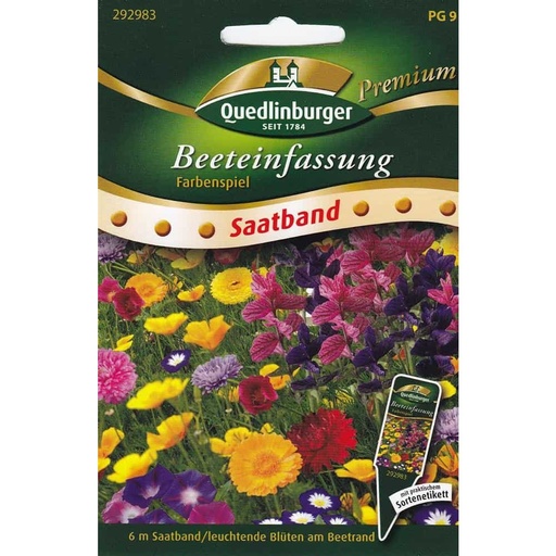 [BONI-292983] Saatband Beeteinfassung, Farbenspiel