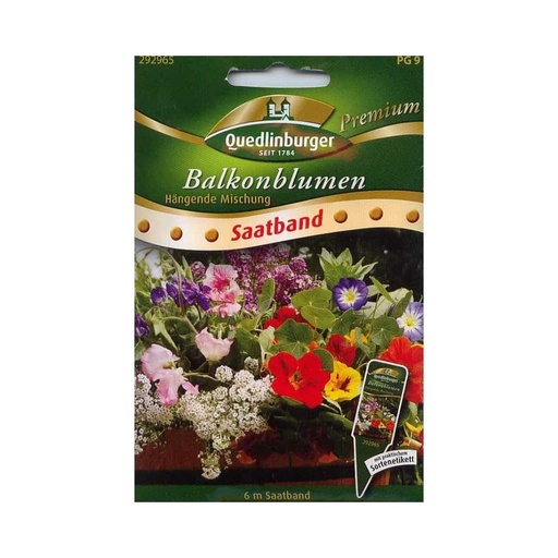 [BONI-292965] Saatband Balkonblumen, hängende Mischung