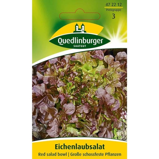 [BONI-472212] Eichenlaubsalat, Red Salad Bowl