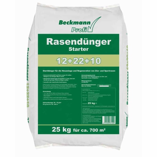 [BONI-67159] 25kg Rasendünger Starter 12+22+10 Beckmann f.ca. 700m²