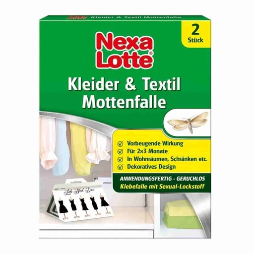 [BONI-3545] NEXA LOTTE® Kleider- &amp; Textil Mottenfalle 2 Stk.