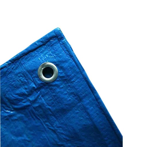 [BONI-250350] 3 x 5 Meter(15m²) blaue Gewebeplane