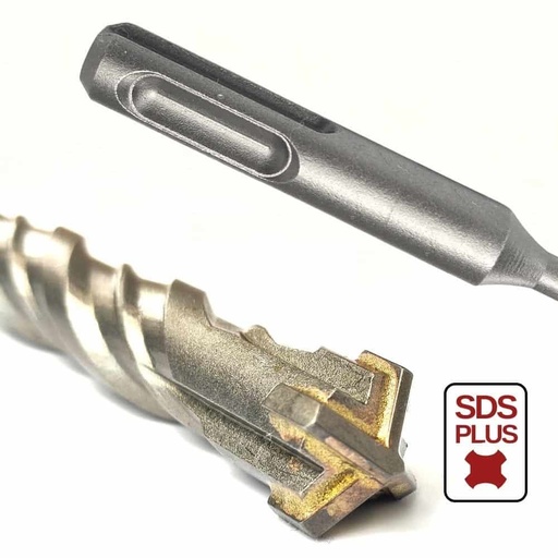 [BONI-42466-009K] Hammerbohrer für SDS-PLUS 4-Schneider Ø 8,0mm x 160mm Länge